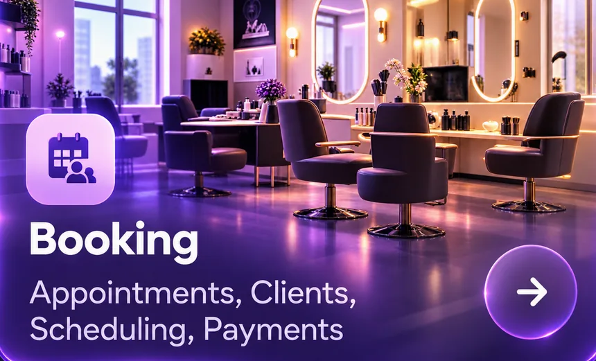 Booking — Appointments, Clients, Scheduling, Payments