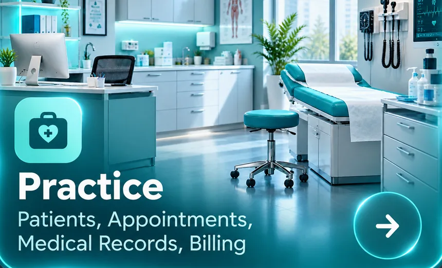 Practice — Patients, Appointments, Medical Records, Billing